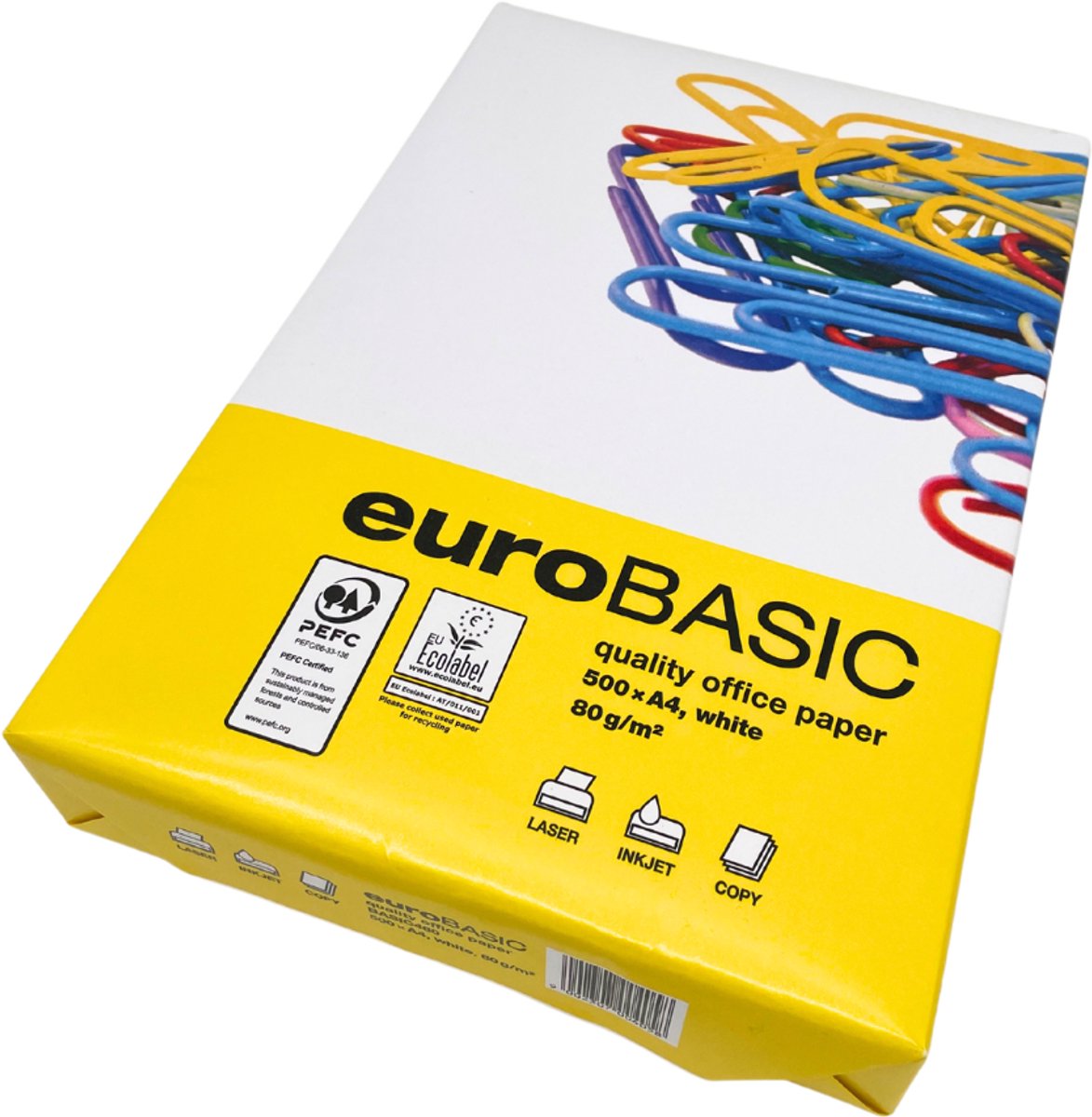Kantoorpapier euroBASIC copy A4 80 g/m², 500 vellen