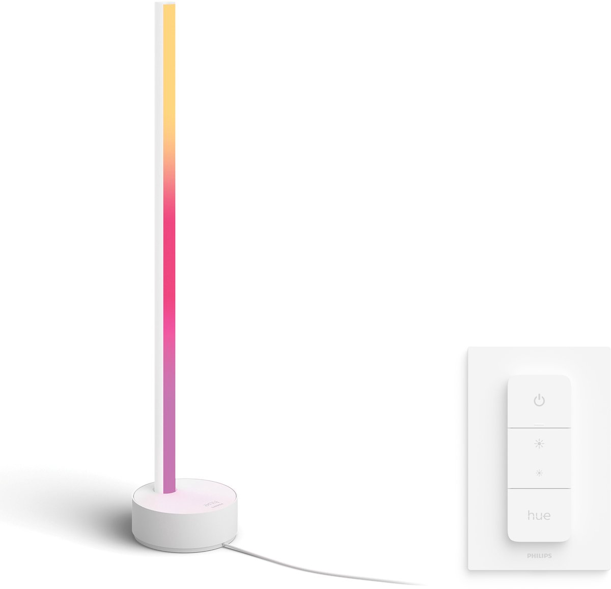 Philips Hue Signe Tafellamp (Wit) - Wit en Gekleurd Licht - Incl. Hue Dimmer Switch - Hue White and Color Ambiance