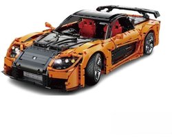 CadaBricks C61502W Mazda RX-7 bouwset | City fast champions adventure | Creator classic motor bouwpakket | Technic speelgoed ideas voor volwassenen & kinderen | Icons furious speed auto geschikt voor Lego | Technische bouwdoos met 3305 bouwstenen