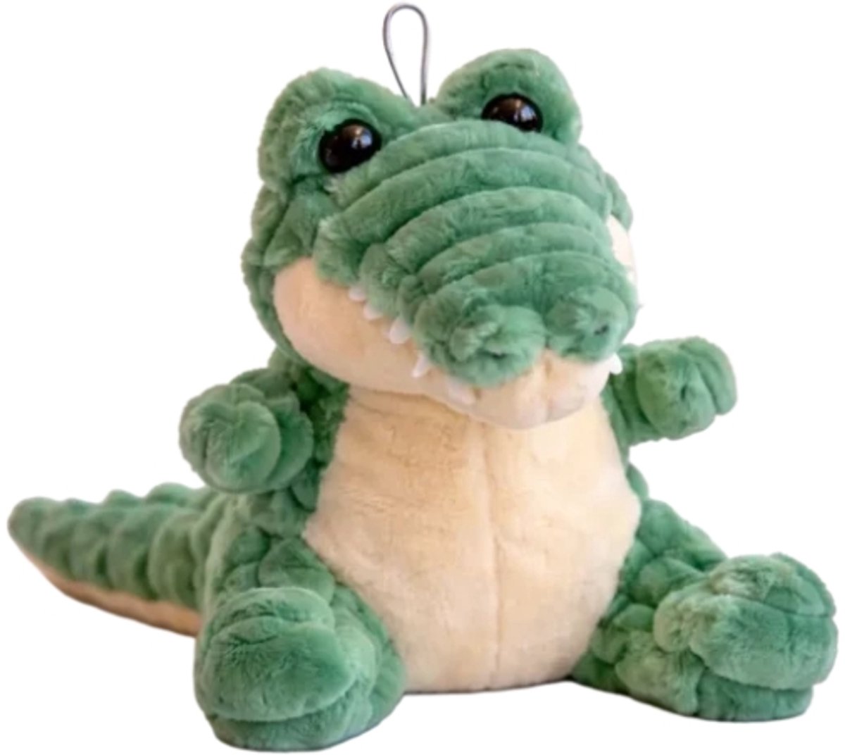 Krokodil Groen Zittend Pluche Knuffel 30 cm - Speelgoed Knuffels voor Kinderen Jongens Meisjes - Crocodile Plush Toy - Aligator knuffel