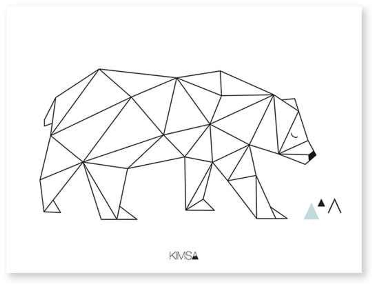 Poster beer geometrisch - Lilipinso