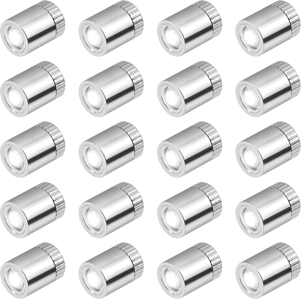 20x Mini LED Lampjes op Batterij - Wit Licht voor Knutselen, Modelbouw en Decoratie