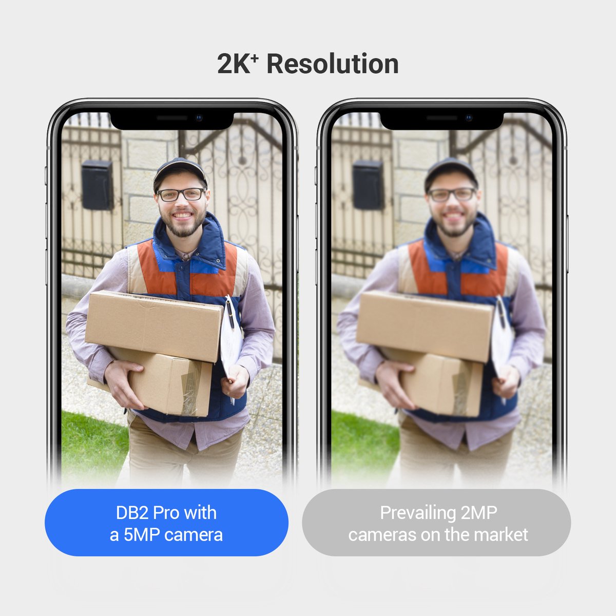 Ezviz DB2 Pro 5MP Battery Doorbell - afbeelding 3