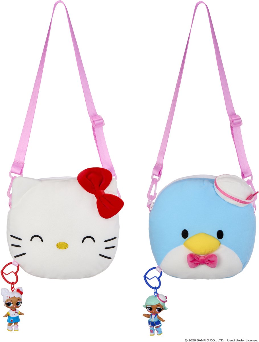 L.O.L. Surprise!™ Loves Hello Kitty® and Friends GROTE omkeerbare pluchen speeltje – Grote Tuxedosam™ knuffel met bijpassende minipop – Geweldig cadeau voor kinderen vanaf 4 jaar — cadeau in Spellen & Speelgoed - foto 3