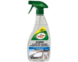 Turtle Wax GL ClearVue Glasreiniger - Voor glas & spiegels - Maximaal reinigend vermogen - Maakt streepvrij schoon - Verwijdert tabaksvlekken, vingerafdrukken en vuil – Voor binnen & buiten - 500ml