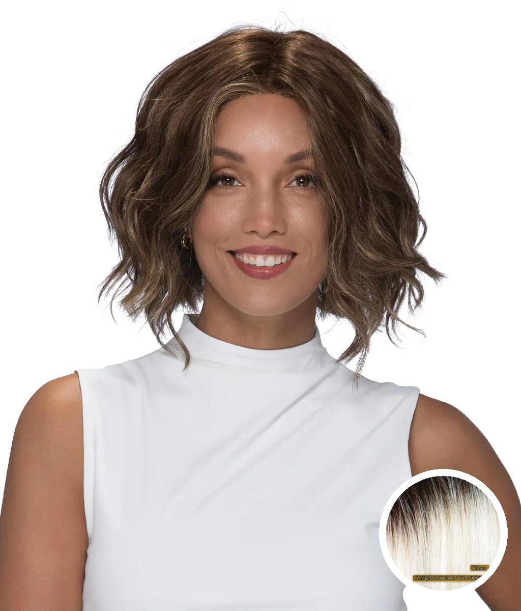 Estetica Designs Haven Synthetisch Haarwerk - Monofilament Top, Zilvergrijs (SILVERSUNRT8)