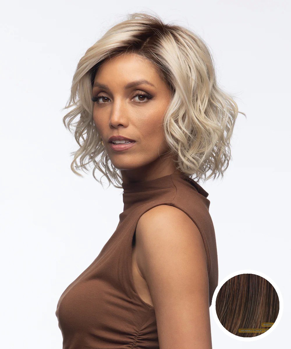 Estetica Designs Brighton Synthetisch Haarwerk - Heat Defiant, Front Lace Line, R6/28F