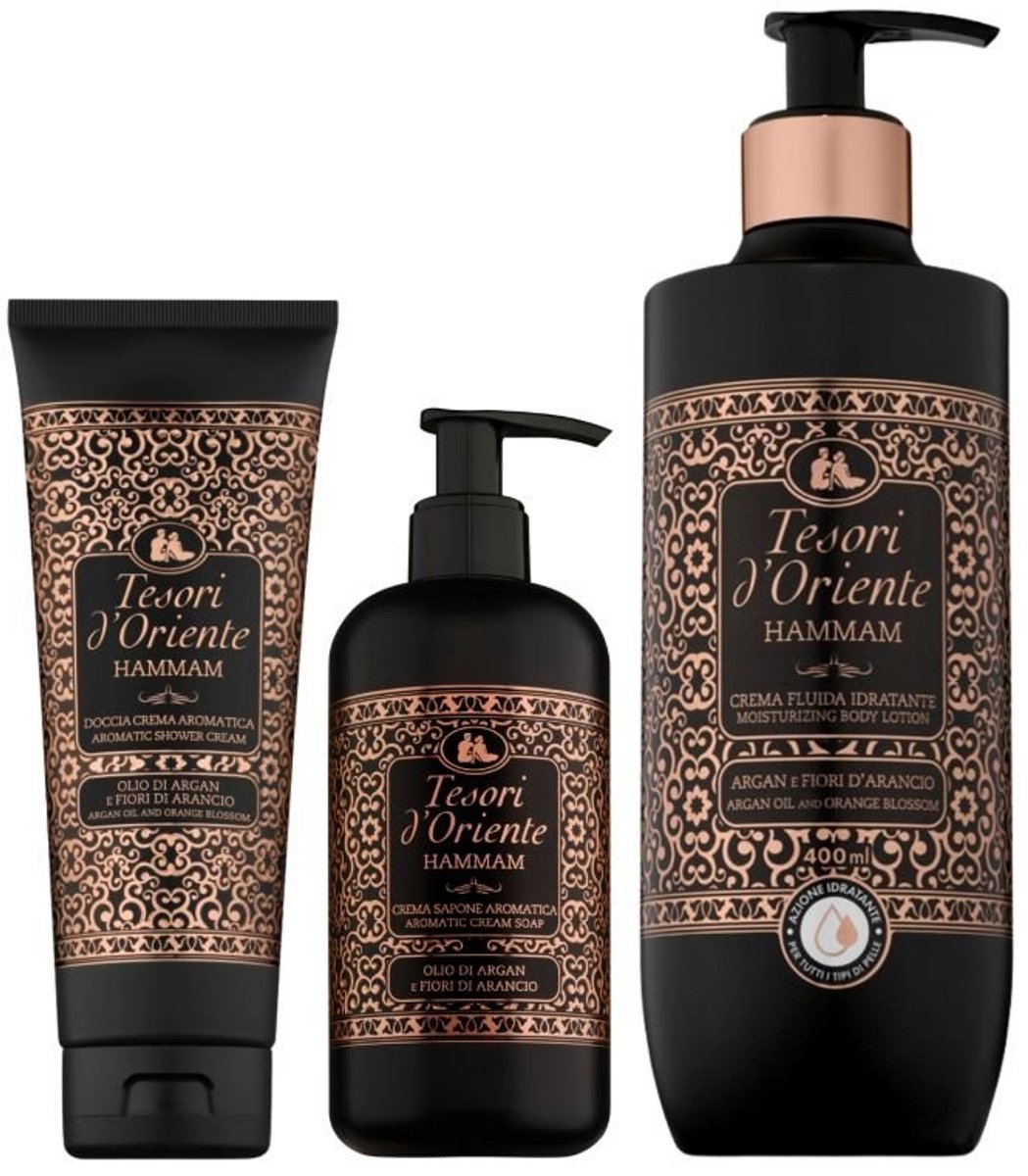 Tesori d’Oriente Hammam Set Douchecrème, Bodylotion & Handzeep