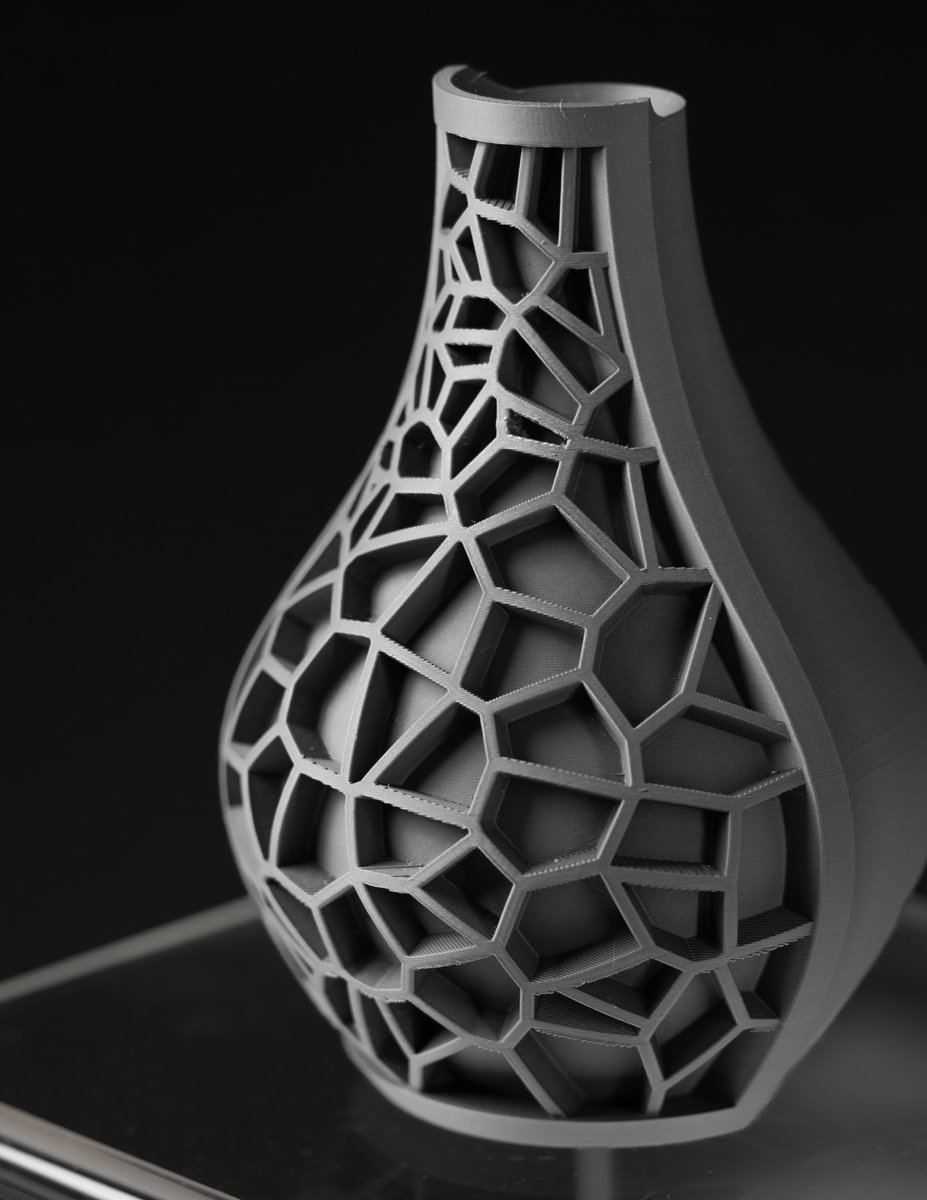 Skushy Vaas Vori 02 - Geschikt voor Bouwbloemen - Japandi Designvaas voor Droogbloemen en Kunstbloemen - Sculpturale Decoratieve Vaas - Moderne Woondecoratie