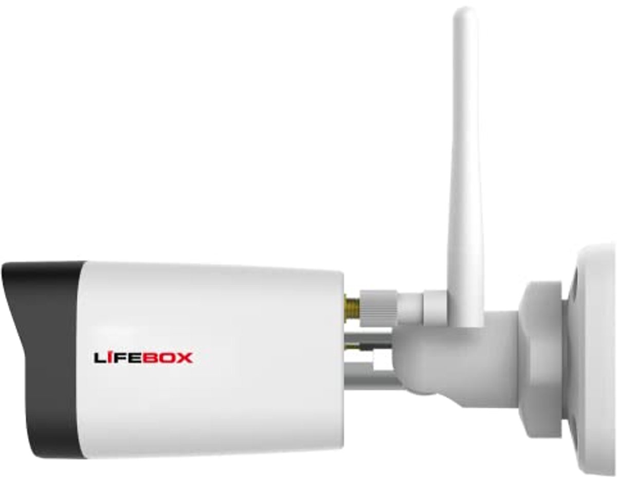 SnelShoppen - Bewakingsset WiFi - 4 Camera's - Videobewaking met 2TB Harde Schijf - Beveiliging voor Thuis en Bedrijf - Kwaliteit en Betrouwbaarheid