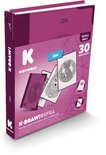 Paarse verpakking Kidywolf K-DRAW! REFILL met 30 'ZEN' tekenillustraties.