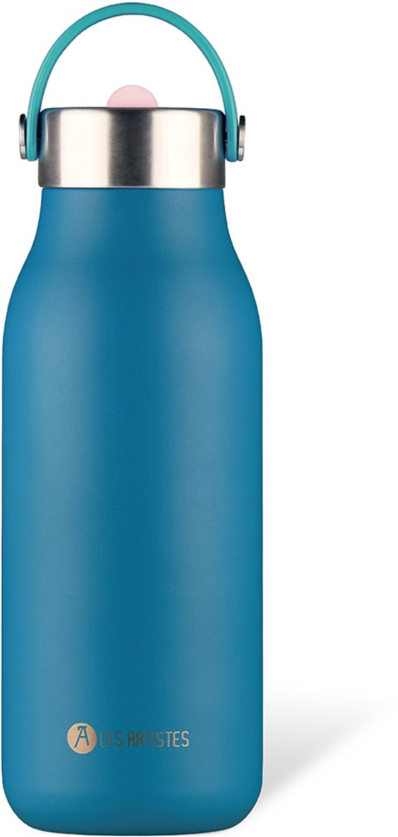 Les Artistes Paris - Drinkfles - Thermosfles 2.0 - 1000ml - Ocean - met geïntegreerd rietje