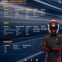 Tabel met compatibiliteit van raceapparatuur voor stuur, pedalen en versnellingspook van Fanatec, Thrustmaster, Logitech, Moza en Simagic.