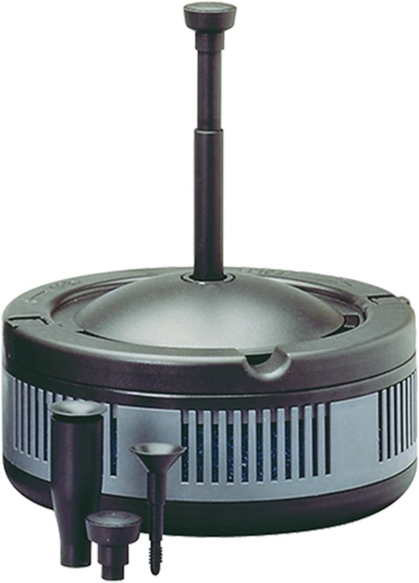 SnelShoppen - Pond Filter Ecopond 1 Filterpomp met Spons (700 l/h) 230 Volt - 50 Hz - 8 Watt - Compact Tuinfilter voor Vijver, Tuin, Buitengebruik