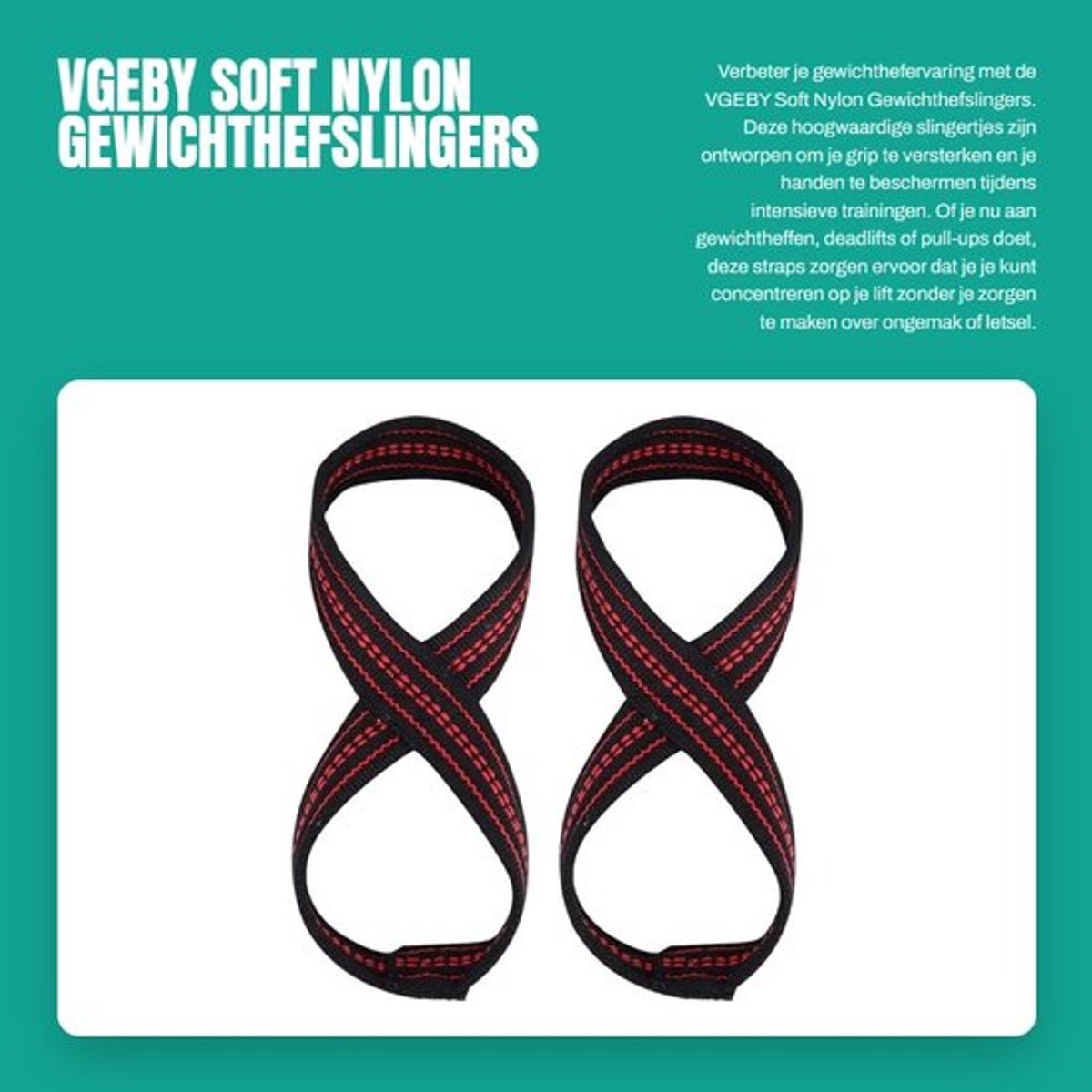 Gewichthefriemen met hoge kwaliteit - Nylon - Duurzaam - Antislip - Bescherming - Verbeterd gevoel - Gewichthefriem