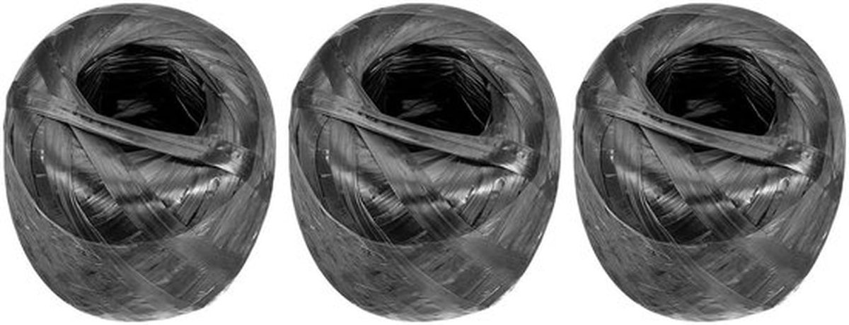 Polyester Touw 150m - DIY Touw - Huishoudelijk Touw - Bundelverpakking - Lichtgewicht - Zwart