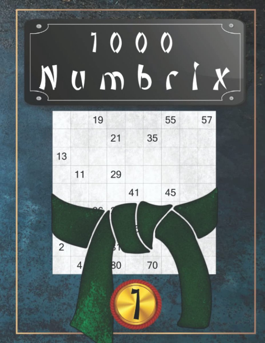 SnelShoppen - 1000 Numbrix Puzzels Vol. 1 - Gemiddeld Niveau Japanse Hersenkrakers - Perfect voor Hersentraining en Ontspanning