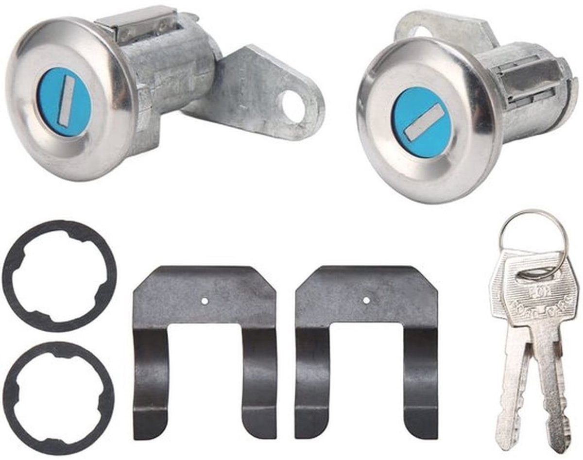 Deurslot Set - Cilinderslot - Deurslot Buitendeur - Deurslot met Sleutel - Deurslot Anti Diefstal - Vervangingsset voor Truck F100 - Slotcilinder