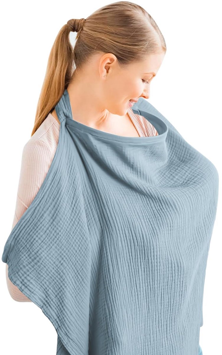 Daity Verstelbare voedingsdoek - voedingsdoek - wasbaar - voedings- - doek - fijne effen stof - ademend (71*95cm)