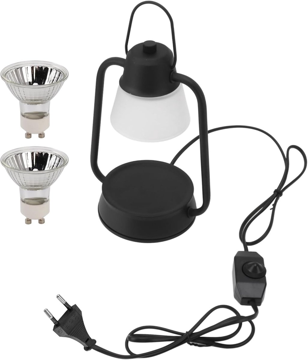 SnelShoppen - Kaarsenwarmer Dimbaar Nachtlampje Geurverspreider Multifunctioneel Aromatherapie Smeltwaslamp EU-stekker - Sfeer Verbeteren voor Thuis,