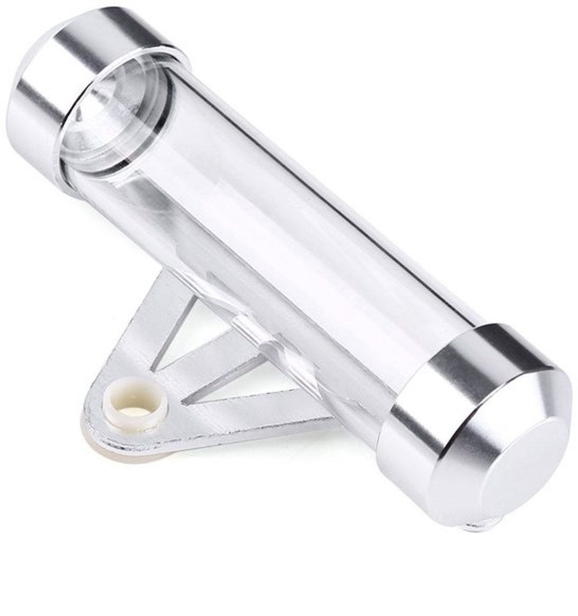 Load Tube Universele Waterdichte Houder - Cilindrische Beugel - Aluminium Legering - 11x2,5 cm - Geschikt voor de meeste Motorfietsen - Inclusief Installatieframe - Motorcycle Holder