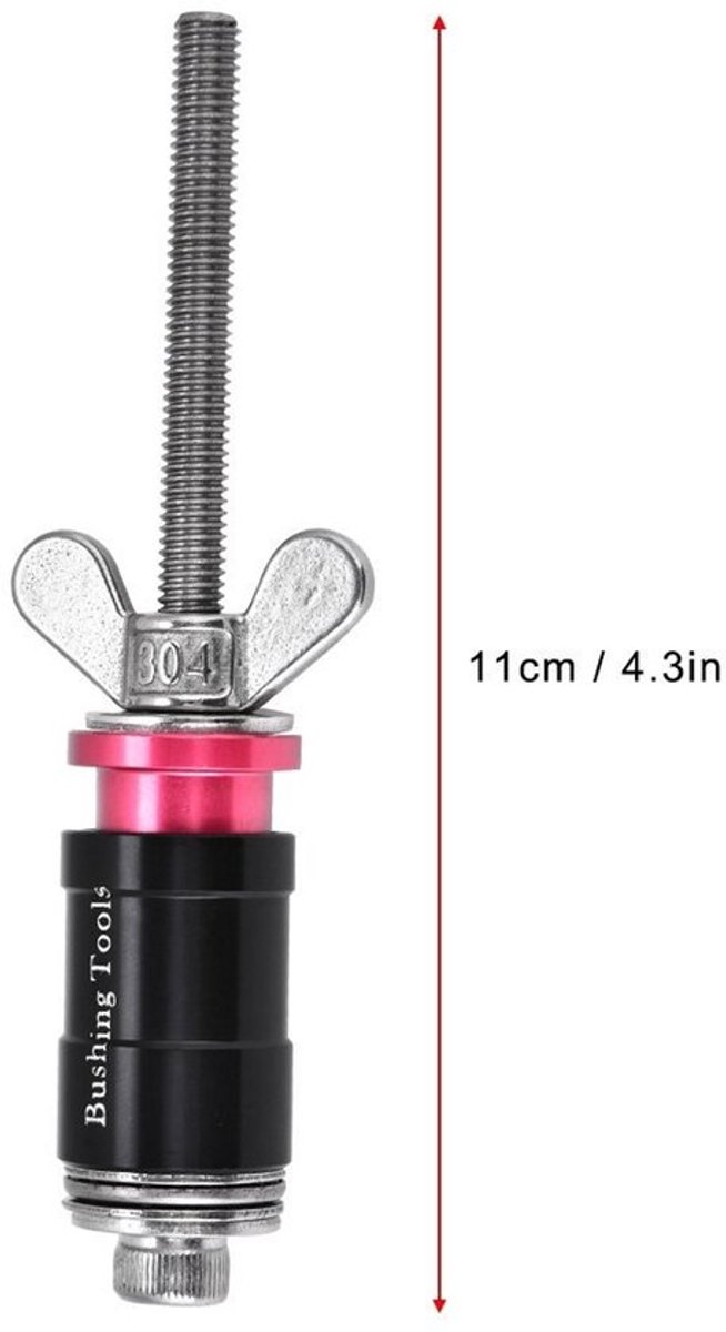 Shock Bushing Tool - Achterste Schokdemper Tool - Professioneel Gereedschap - 15 x 5 x 5 cm - Roestvrij en Duurzaam - Geschikt voor Auto-...