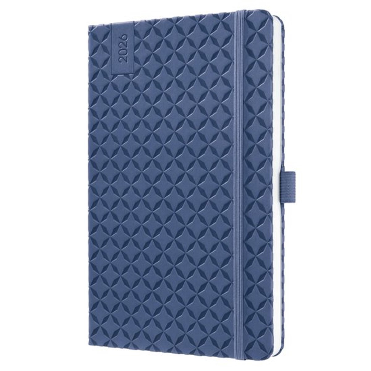 Agenda 2026 - Weekplanner A5 - Hardcover - Blauw - Kalenderweergave 2 pagina's = 1 week - Informatie- en planningspagina's - Planner