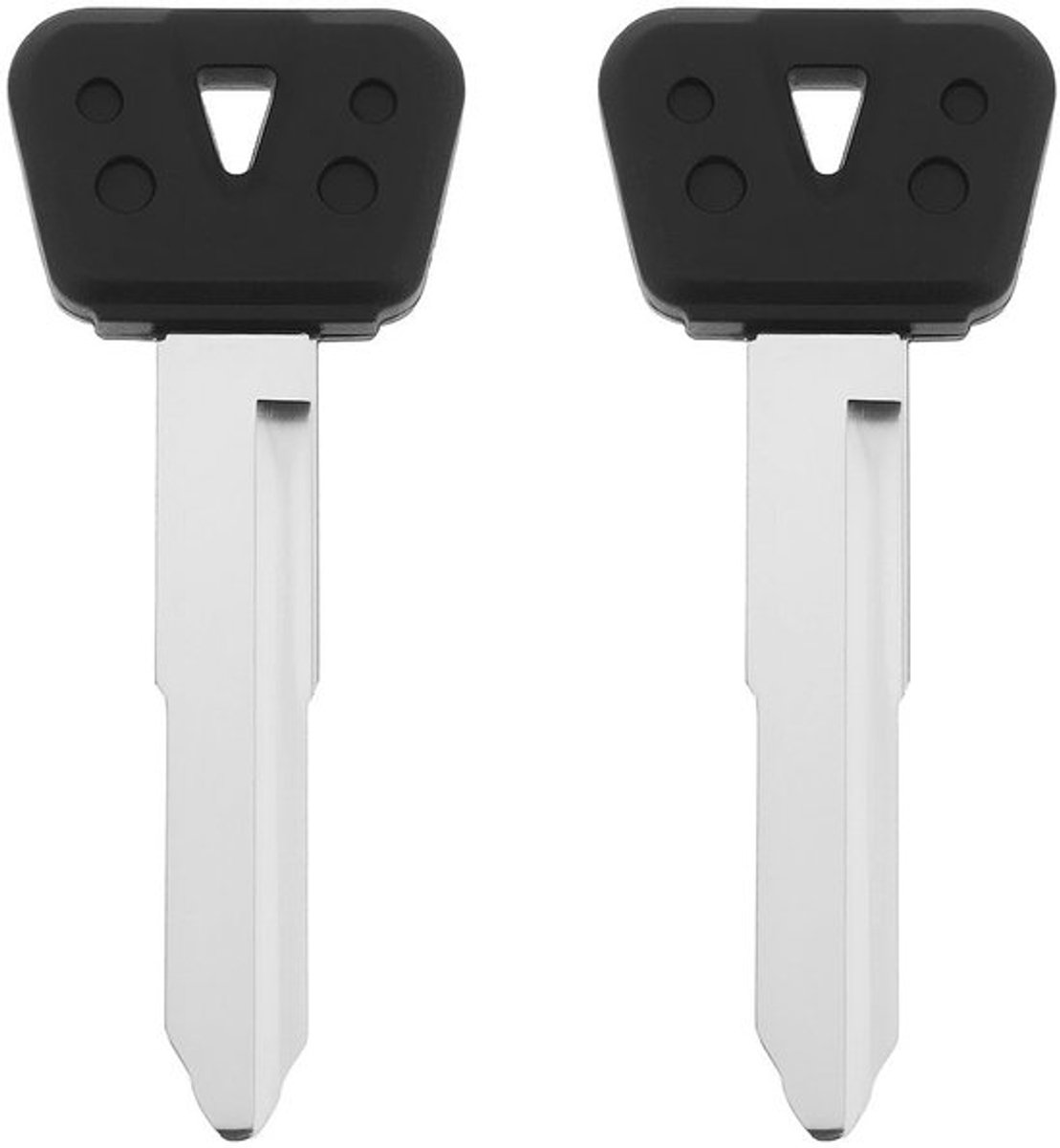 Lege Sleutel 2 Stuks - Compatibel met Yamaha - Kunststof/Metaal - Hoogwaardige Duurzaamheid - Eenvoudige Installatie - Motorfiets Sleutel