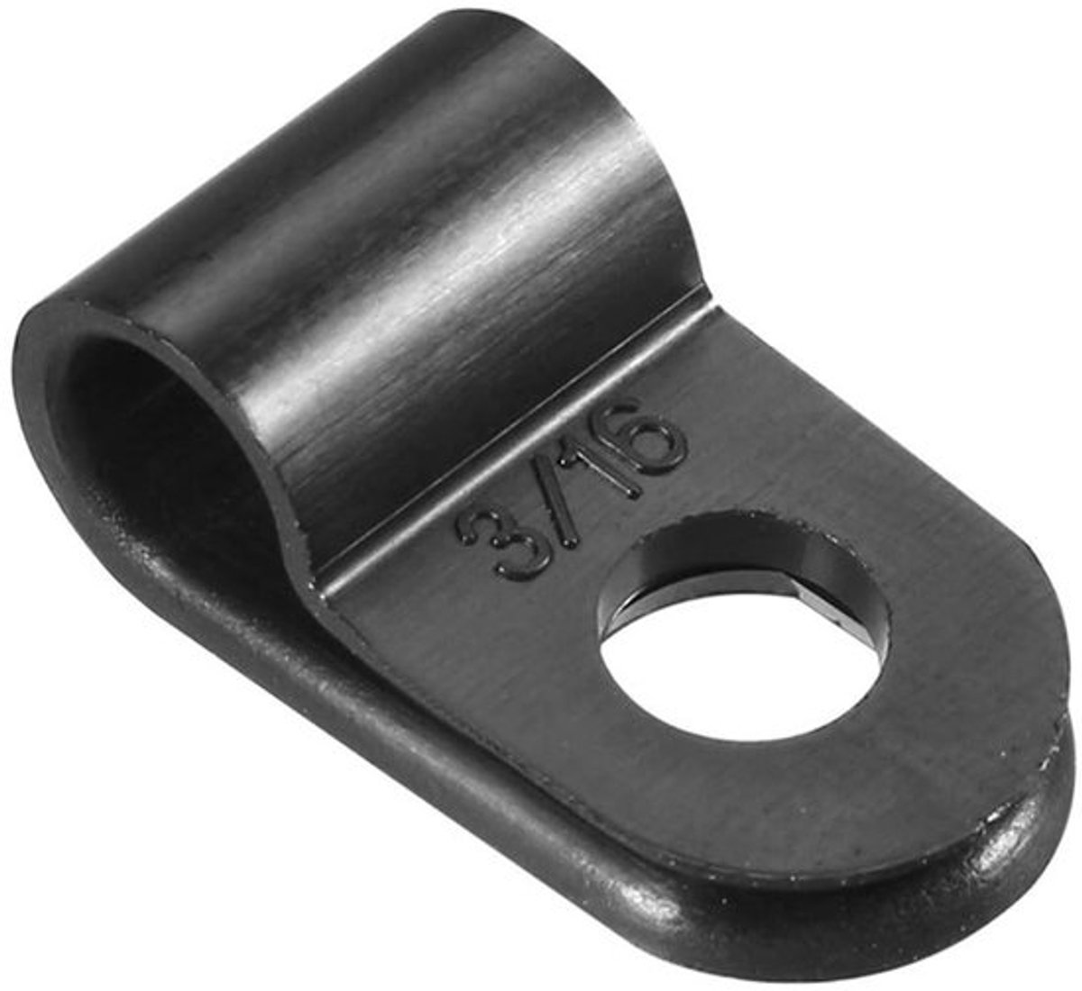 Kabelklem 20 stuks - Nylon R-type - Bevestigingsmiddel - Draadklemmen - Kabelbeheer - Voor kabels tot 4,8 mm - Draadklem