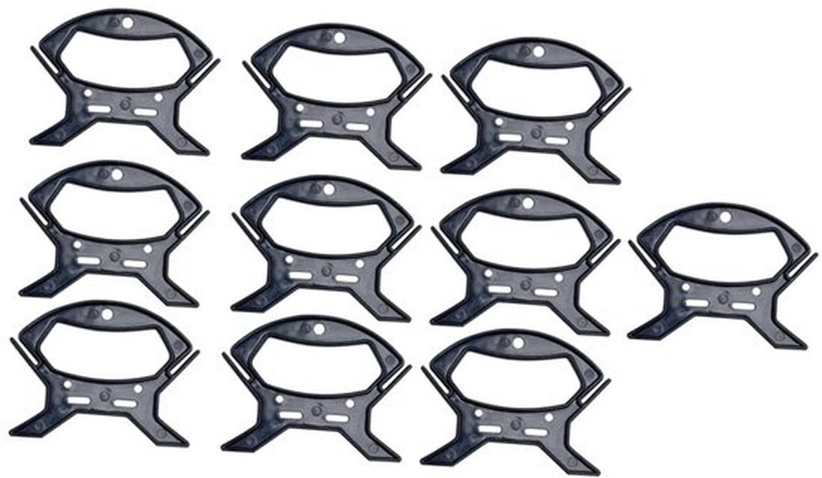 Haspel 10 stuks - Haspel touw organizer - Haspel verlengkabel - Haspel voor vliegerlijnen - Haspel voor lichtsnoeren - Duurzaam plastic materiaal - Kabelhaspel