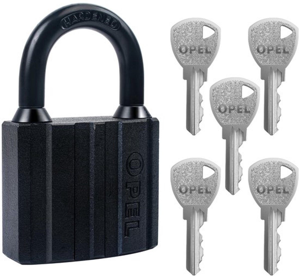 Hangslot Zwaar Uitgevoerd - Hangslot met Sleutels - Hangslot voor Schuur - Hangslot voor Garage - Hangslot voor Container - 40mm Hoogwaardig Staal - Veiligheidslot