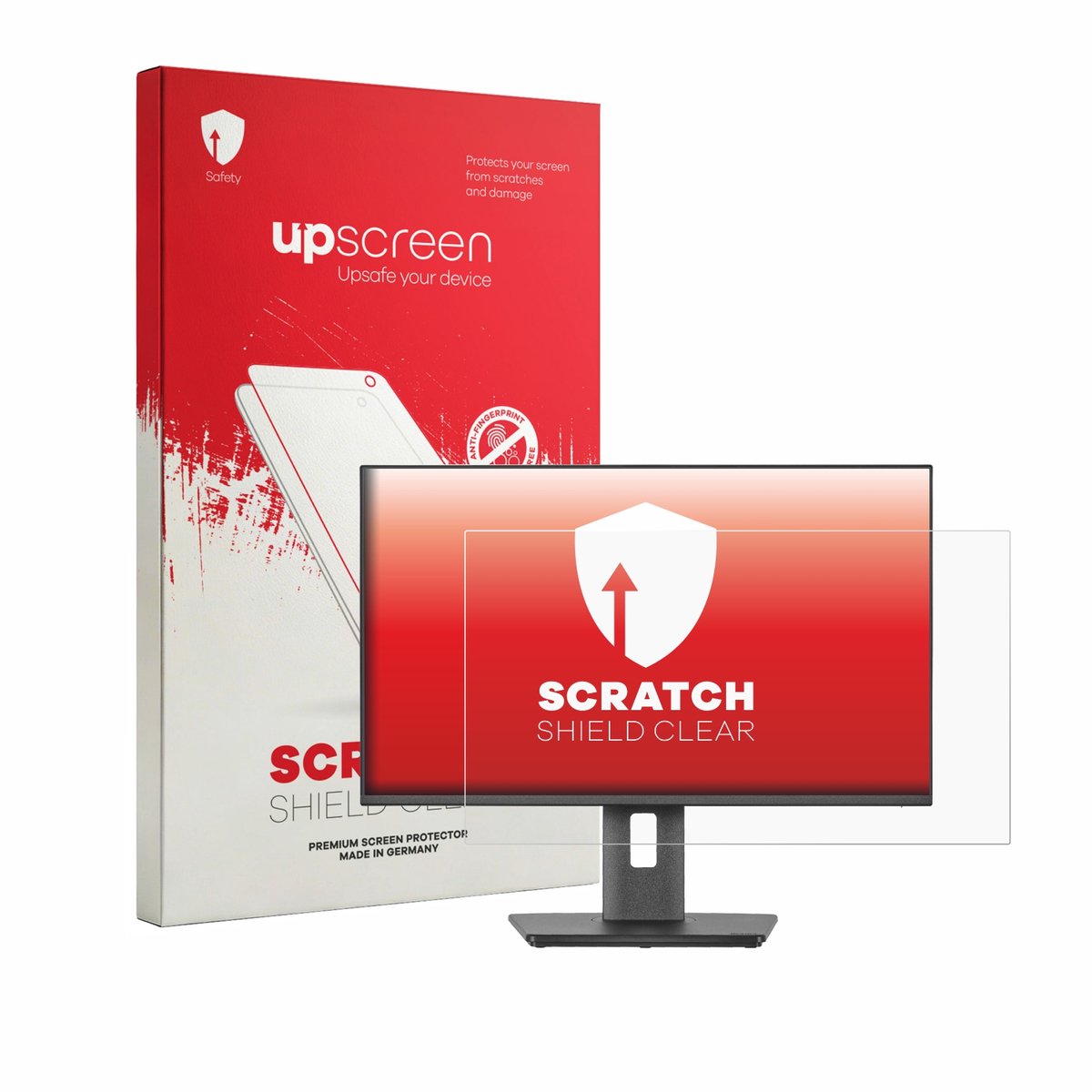upscreen - Screenprotector voor Iiyama ProLite XB2497HSU-B1 - Folie Beschermfolie transparant