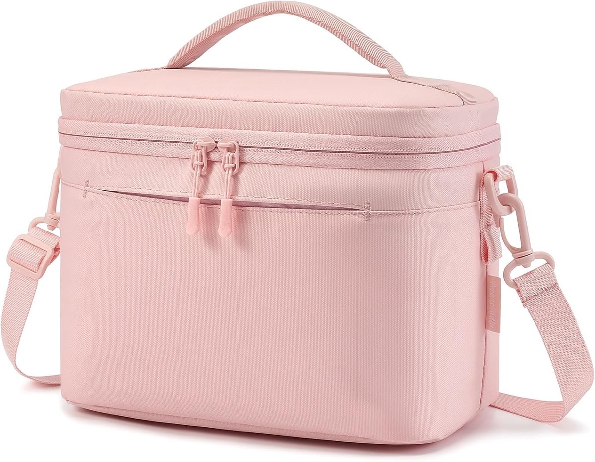 PeranoRidia Lunchtas voor Volwassenen met PU-gecoate Buitenkant- Geïsoleerde Lunchbox voor Mannen & Vrouwen, Draagbare - ShopVlot