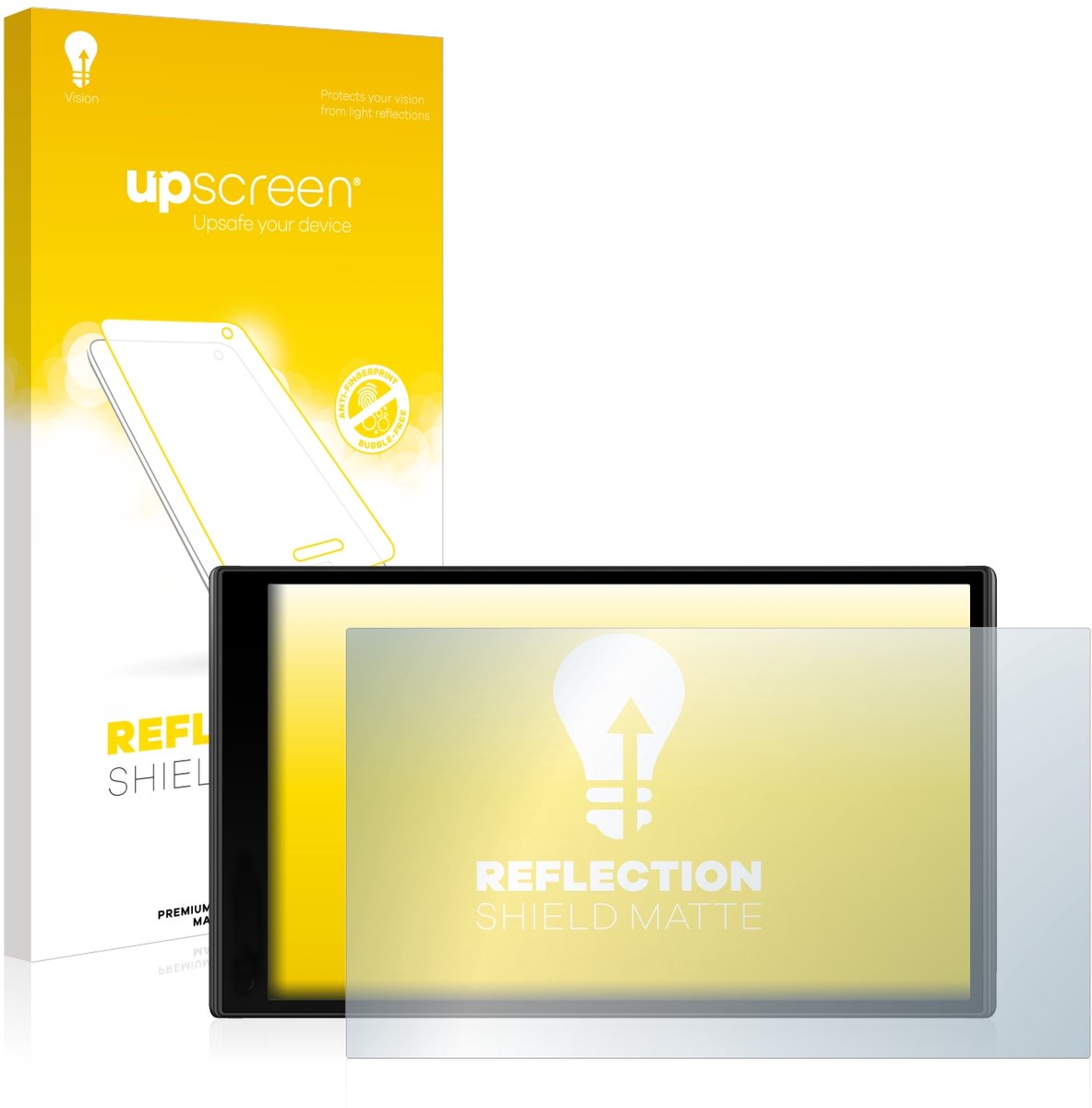 upscreen - Screenprotector voor Garmin DriveSmart 61 LMT-D - Folie Beschermfolie anti glare matte