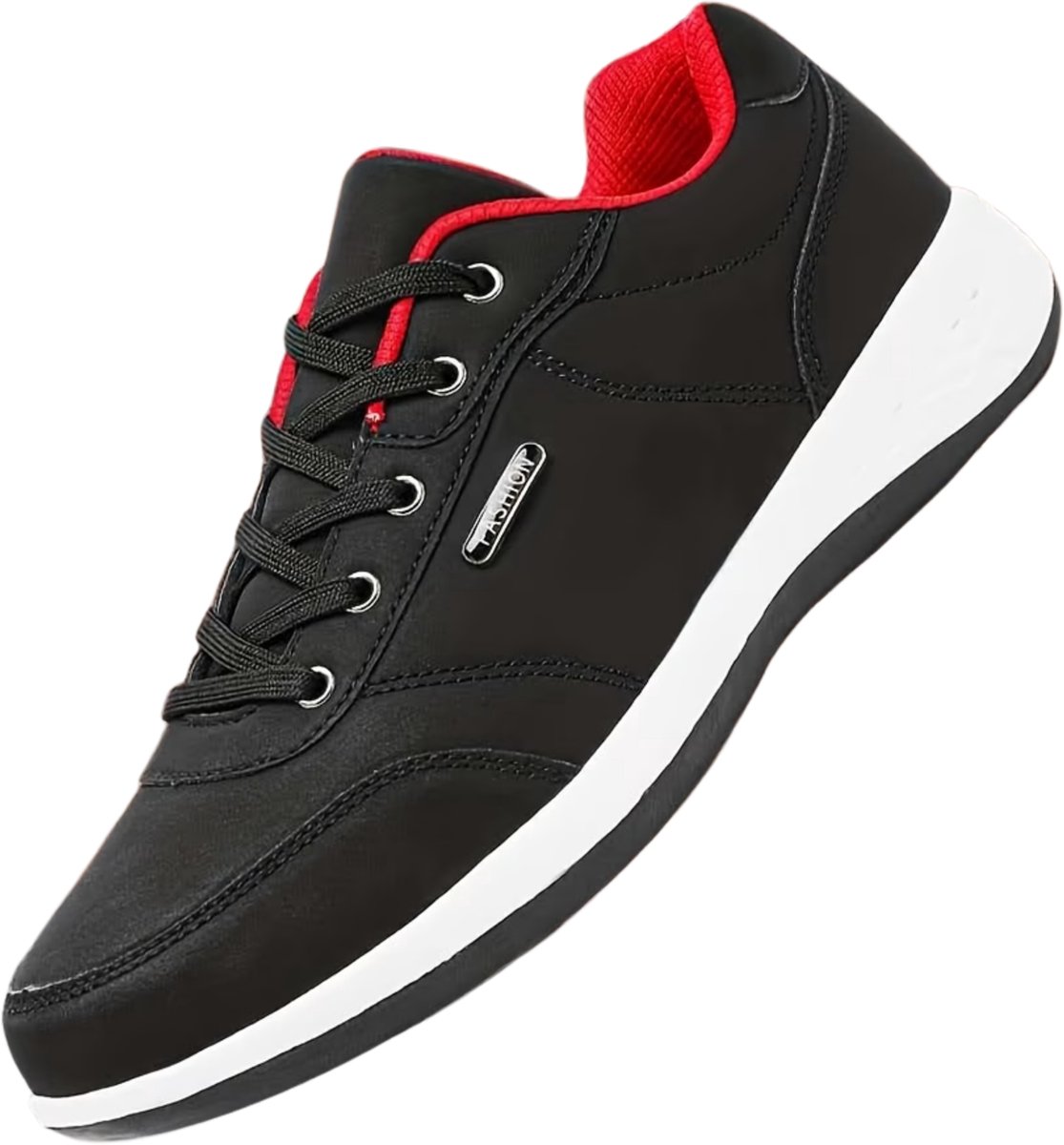 Currero Schoenen Heren Sneakers Comfortabel Wandelschoenen Casual Volwassenen 37.5 Zwart