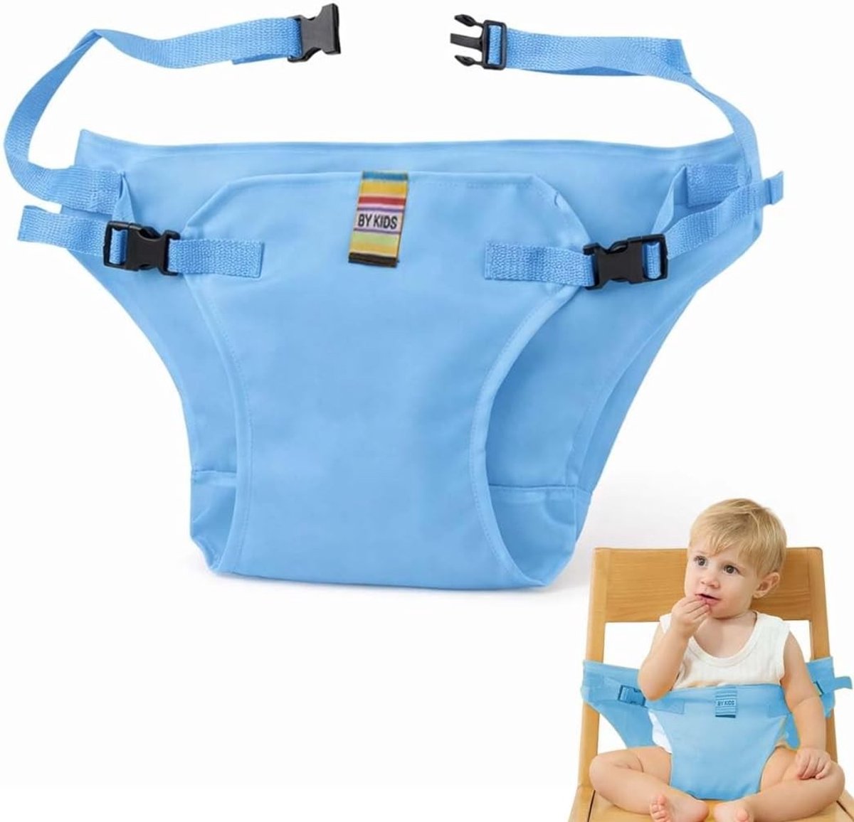 Verstelbare autogordel voor kinderstoelen, veilig en comfortabel voor kinderen van 2-5 jaar (blauw)