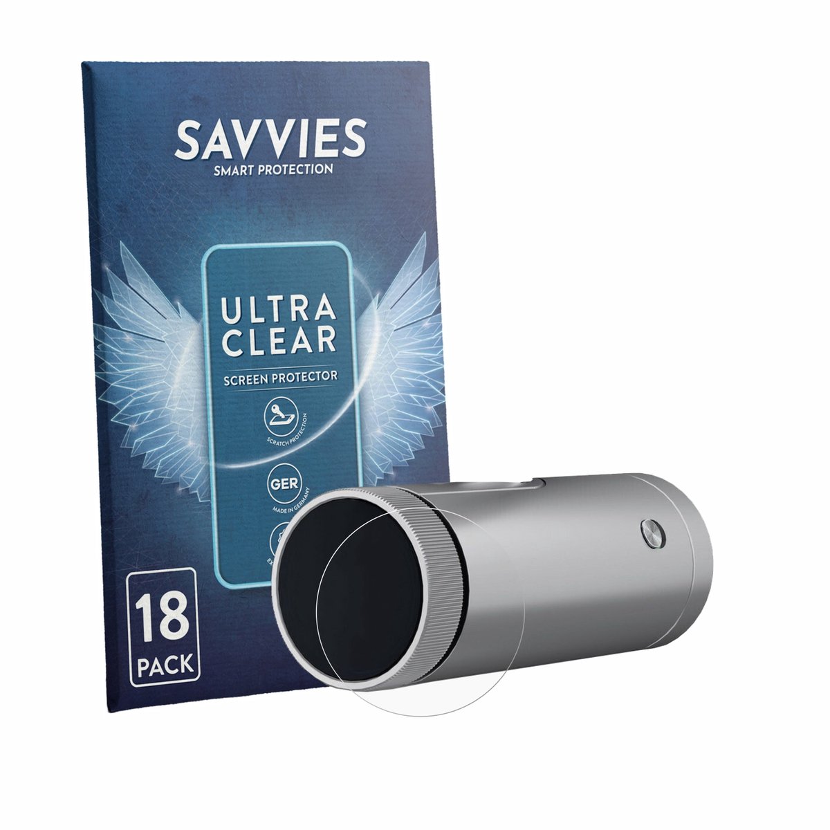 Savvies - Screenprotector voor SHARK ChillPill 3-in-1 FA022EU - Folie Beschermfolie transparant 18 Stuks
