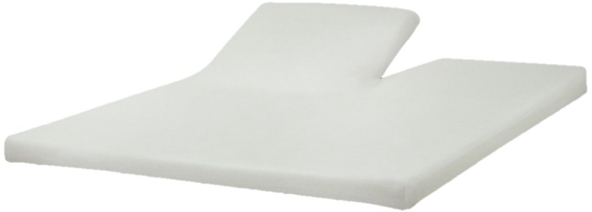 Splittopper Molton Hoeslaken 180x200 cm - Katoen Stretch - Rondom elastiek - Hoekhoogte 15 cm - Absorberend, Ademend & Wasbaar - Oeko-Tex® Gecertificeerd
