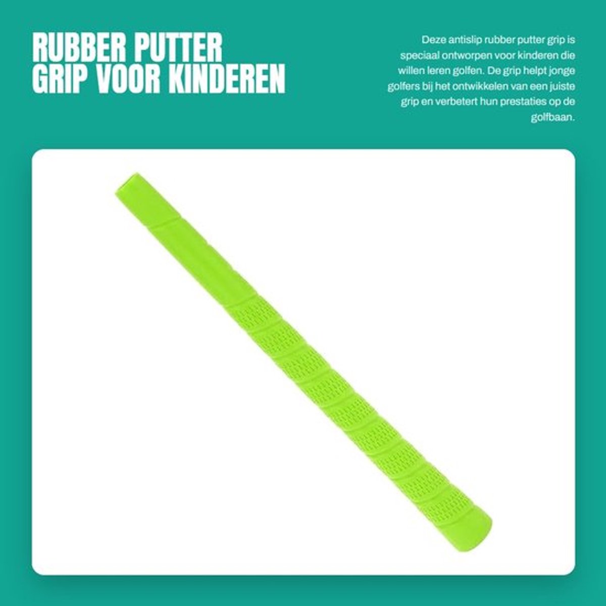 Putter Grip - Antislip Rubber - Ademend - Diameter 11.5mm - Gewicht 49g - Milieuvriendelijk Materiaal - Golfclub
