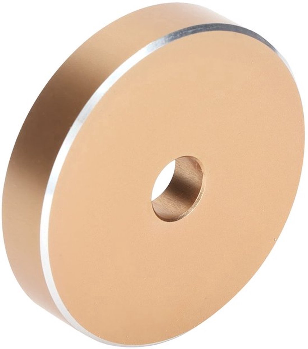 Zwarte vinyladapter - Draaitafel adapter - Hoogwaardige kwaliteit - Zwart - Groot gat - Perfect voor 45 toeren vinyl - Geschikt voor draa...