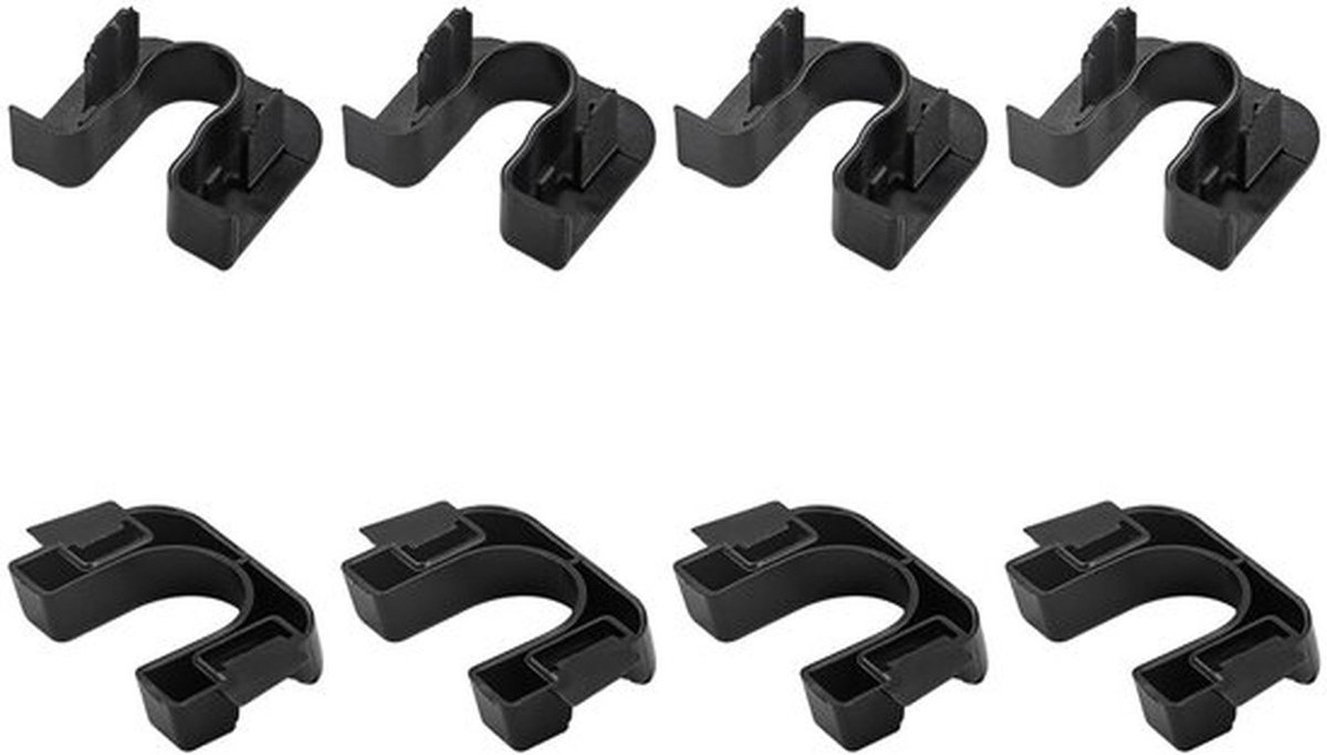 Auto-pakketplankclips - Bevestigingsbeugels - Duurzaam en lichtgewicht - Zwart - Vervangingsonderdeel - Geschikt voor diverse voertuigen...