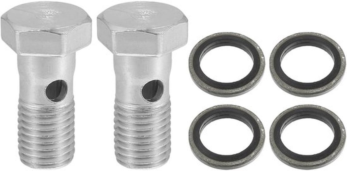 Auto remklauw adapter - M12x1.5 schroefdraad - Set van 2 - Hoogwaardige kwaliteit - Betrouwbare bevestiging - Geschikt voor diverse voert...