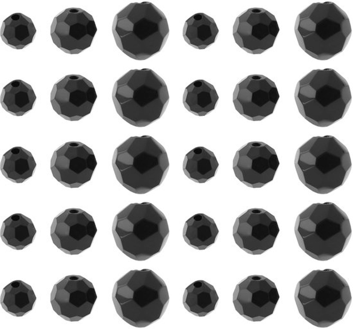 Vissen - 30 Stuks Plastic Ronde Vissen Glas Kralen - 6mm/8mm/10mm - Geschikt voor Vissen Aas - Hoge Betrouwbaarheid - Duurzaam Materiaal - Visspullen