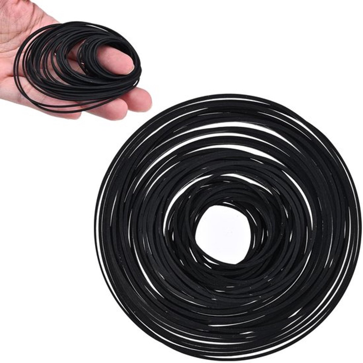 Aandrijfriem 50 Stuks - Rubber - CD-transportband - Cassette Tape - Universeel - 4-13,5 cm