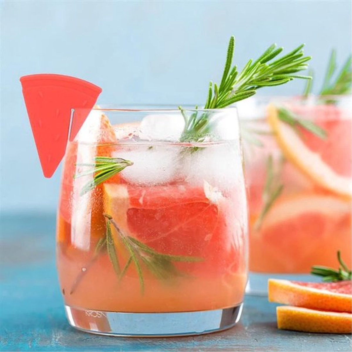 Glasmarkers Set van 6 - Herbruikbare Drink Cup Labels - Siliconen Wijnglasmarkering - Veilig en Niet Giftig - Geschikt voor Feesten - Drinkglazenlabels