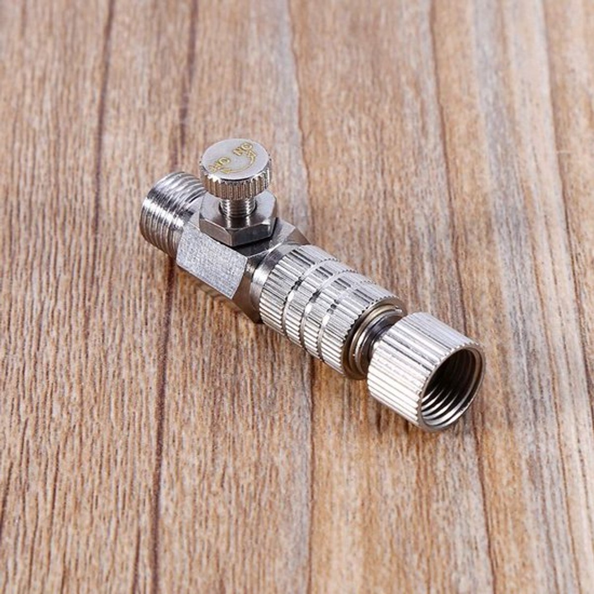 Snelkoppeling voor airbrush-luchtslang - 1/8 inch-adapter - Kwalitatieve aansluitkoppeling - Zilver - Voor airbrushgebruik - Ideaal voor...
