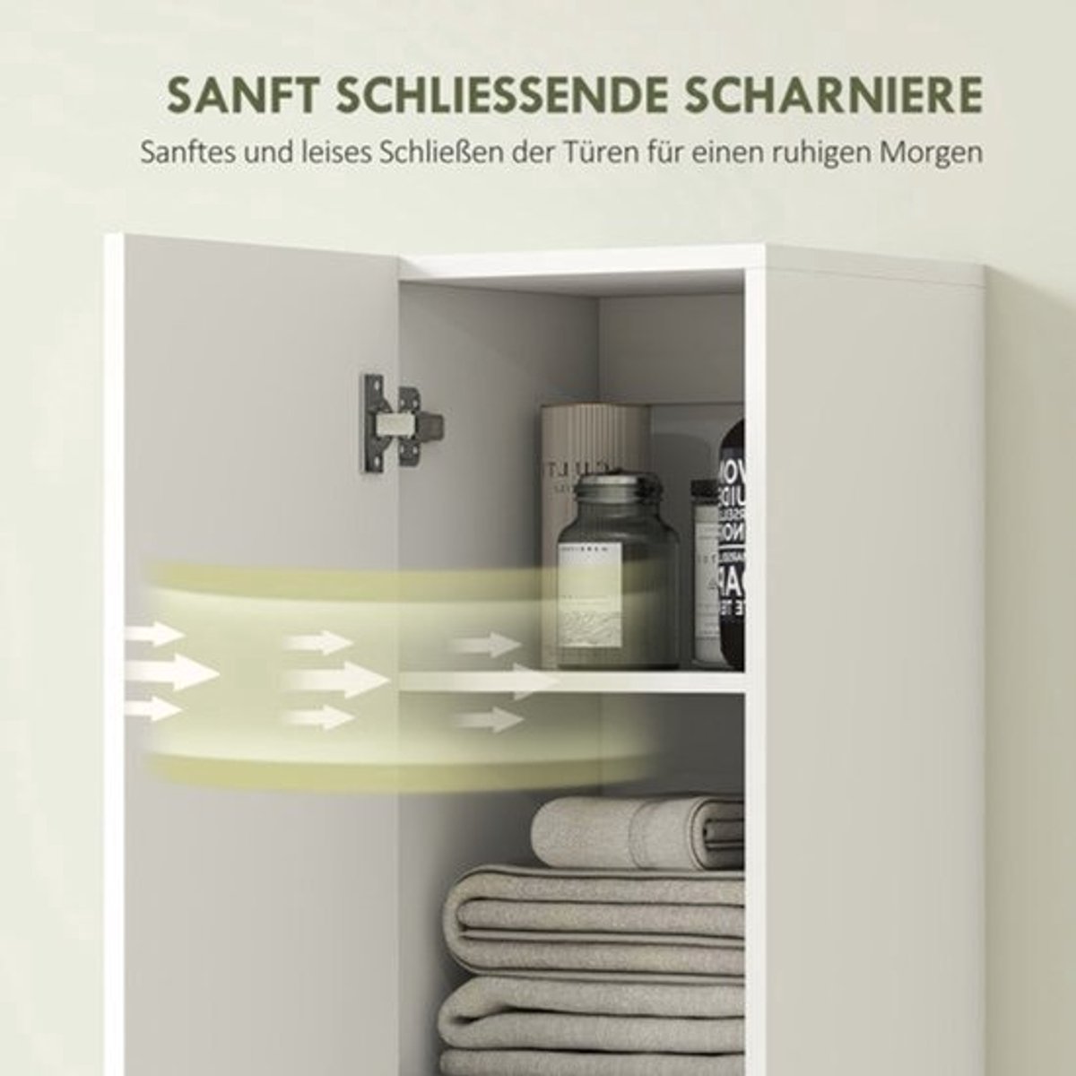 Medicijnkastje – Medicijnkast – Badkamerkast – Apothekerskast – Wandkast – Wit – 6 Vakken 