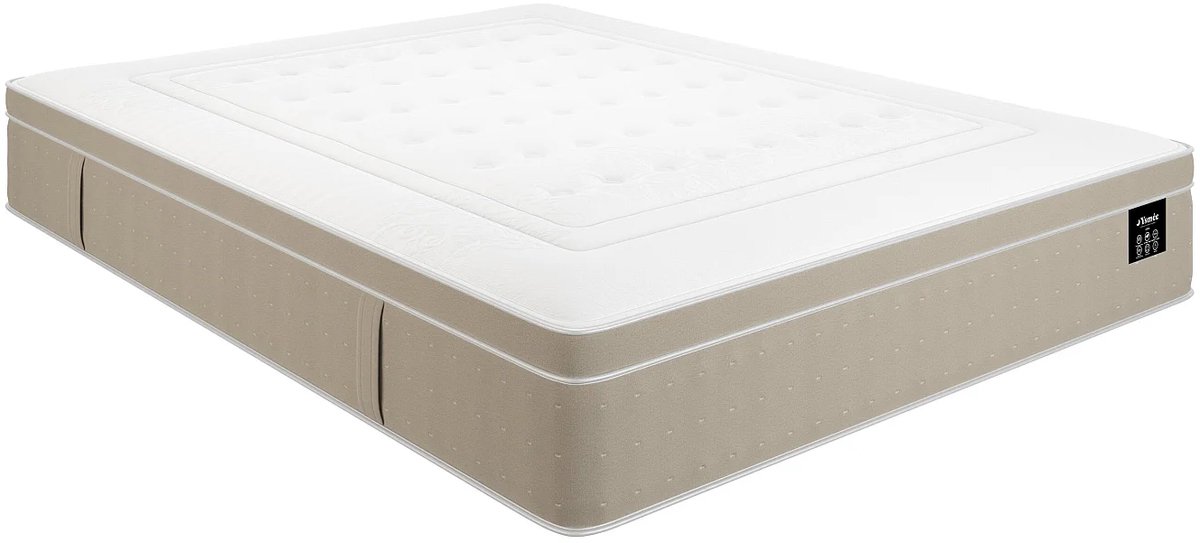Vente-unique Matras 180 x 200 cm hybride pocketvering 7 zones en gel memory foam dikte 28cm - CIREVA van YSMÉE
