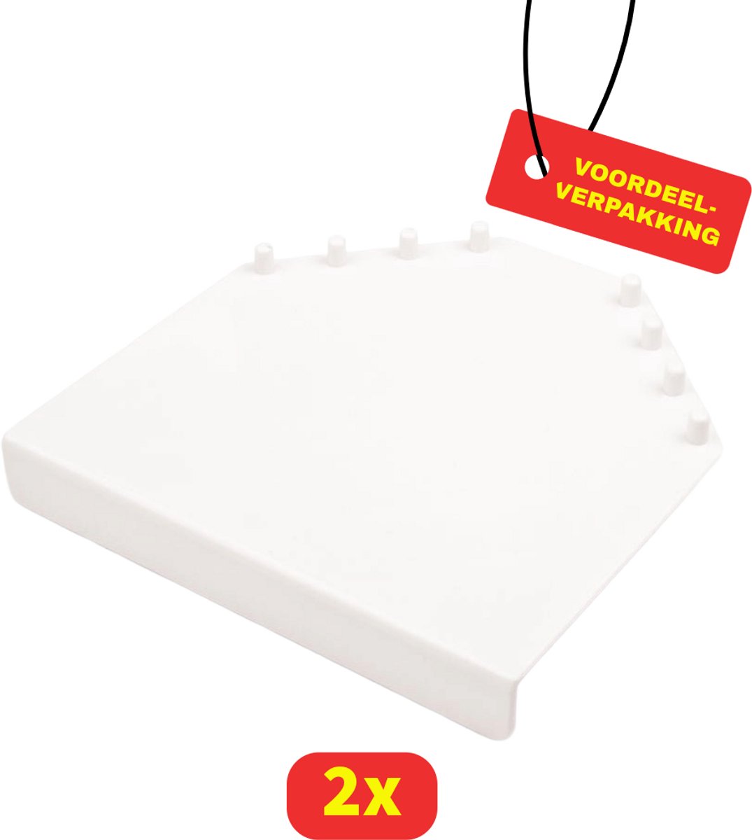 VITILITY Snijplank - stabiel - Antislip - 2x - Voordeelverpakking!
