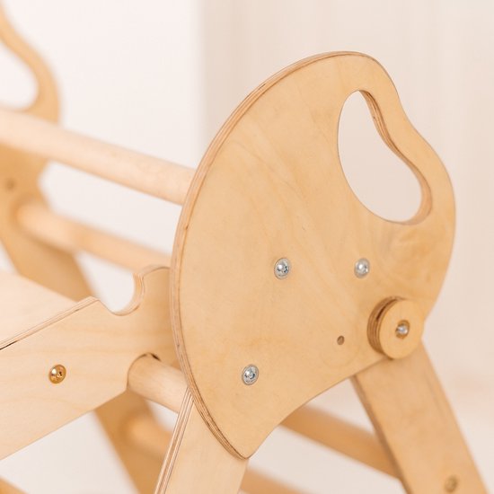 Goodevas 5-in-1 Montessori-klimset: klimdriehoek voor binnen, klimboog met kussen en glijbaan voor kinderen, binnenspeeltuin voor kinderen van 1 tot 3 jaar — afbeelding 5